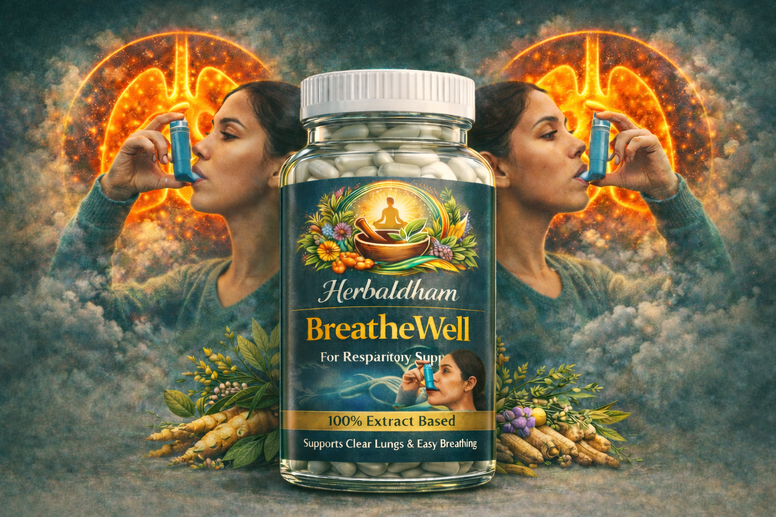 Herbaldham BreatheWell Capsule
